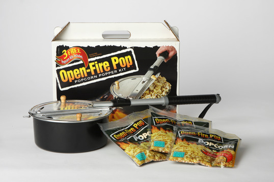 Open Fire Popper- 3 Popping Kits Included - Vita Sana Olive Oil